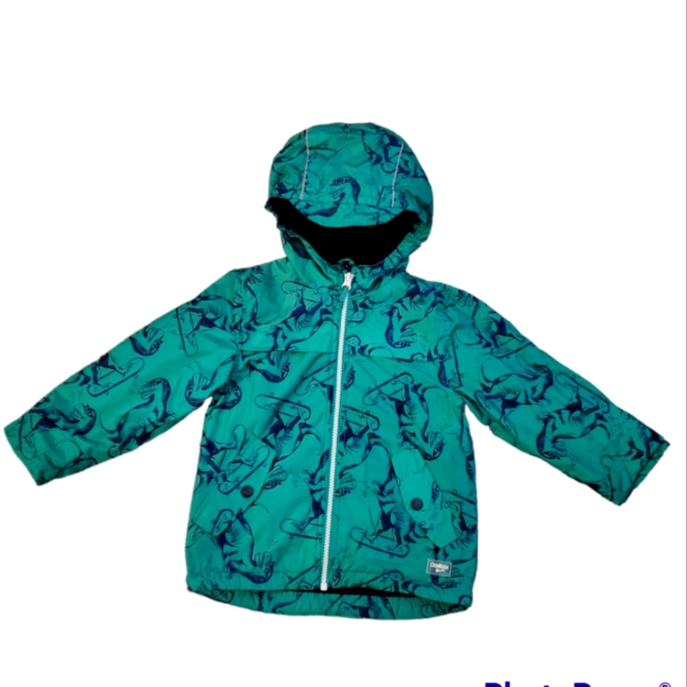 OshKosh Bgosh Dinosaur Fleece Inner Warm Jacket 4T